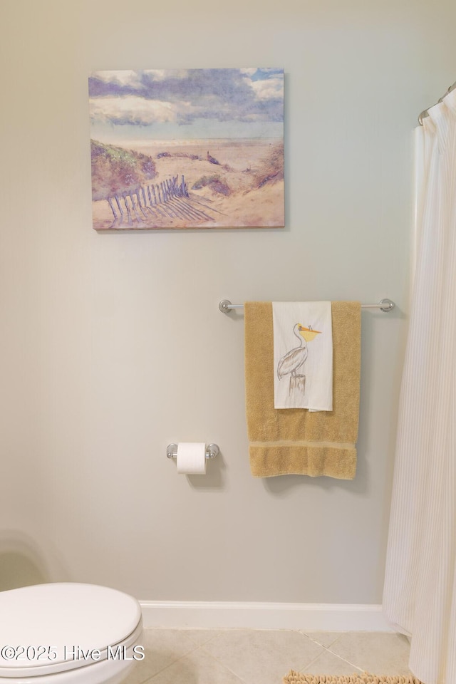 1113 Palmer Way, Morehead City, NC 28557 - full bathroom with tile patterned flooring and a shower with curtain