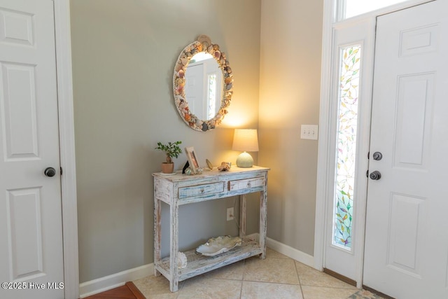 1113 Palmer Way, Morehead City, NC 28557 - entryway featuring baseboards and light tile patterned flooring