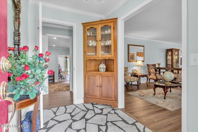 198 Verona Rd, Jacksonville, NC 28540 - foyer entrance featuring light wood-style floors and ornamental molding