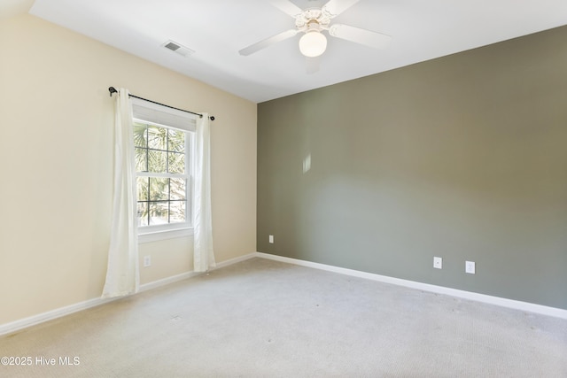 215 Royal Poste Rd Unit 2709, Sunset Beach, NC 28468 - empty room with light colored carpet and a ceiling fan