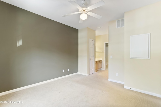 215 Royal Poste Rd Unit 2709, Sunset Beach, NC 28468 - unfurnished room featuring light colored carpet and ceiling fan