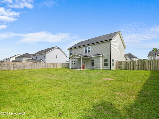 510 Transom Way, Sneads Ferry, NC 28460 - rear view of house featuring a fenced backyard