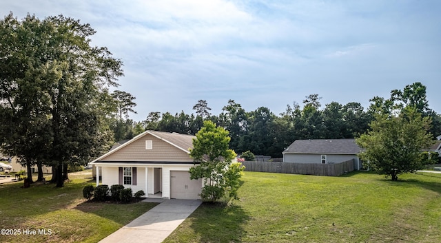 3021 Evening Rd, Castle Hayne, NC 28429 - view of front of home featuring a garage and concrete driveway