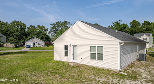 3021 Evening Rd, Castle Hayne, NC 28429 - rear view of house with a yard