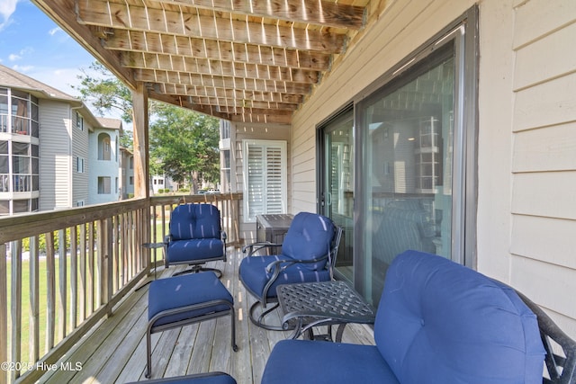811 Colony Pl # D, Sunset Beach, NC 28468 - view of wooden deck