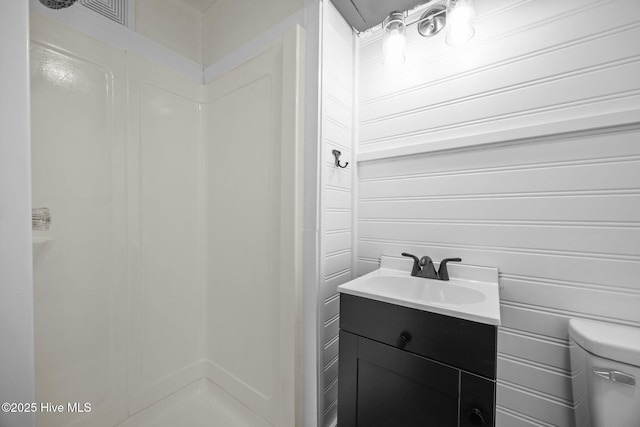 1955 Banks School Rd, Kinston, NC 28504 - bathroom with a shower and vanity
