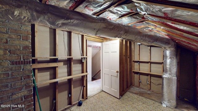707 S Claiborne St, Goldsboro, NC 27530 - unfinished below grade area featuring carpet