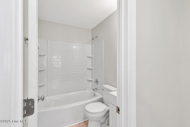 721 New River Dr, Jacksonville, NC 28540 - bathroom with toilet and bathing tub / shower combination