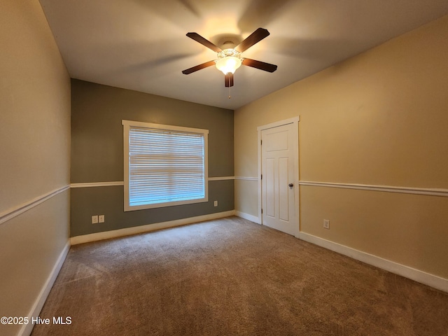 205 Channel Marker Loop, Swansboro, NC 28584 - carpeted empty room with a ceiling fan and baseboards