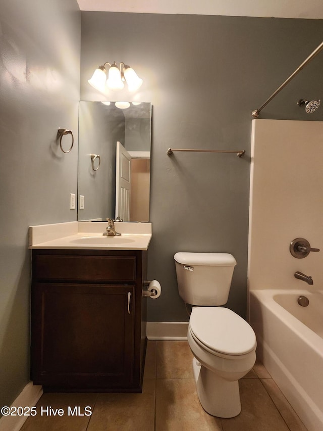 205 Channel Marker Loop, Swansboro, NC 28584 - full bathroom featuring tile patterned flooring, shower / bathtub combination, and vanity