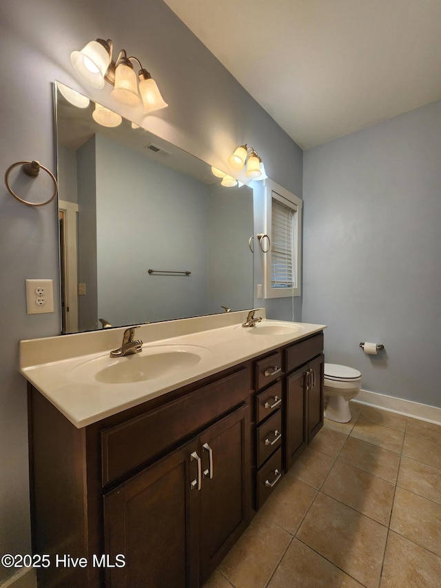 205 Channel Marker Loop, Swansboro, NC 28584 - bathroom with tile patterned flooring and double vanity