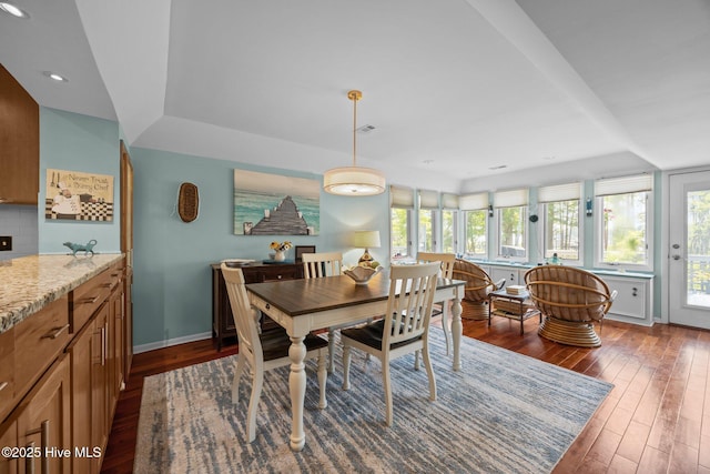 117 Forecastle Ct, Washington, NC 27889 - kitchen featuring stainless steel appliances, recessed lighting, light stone countertops, decorative backsplash, and brown cabinets
