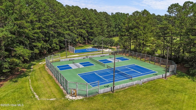 117 Forecastle Ct, Washington, NC 27889 - view of tennis court featuring a view of trees