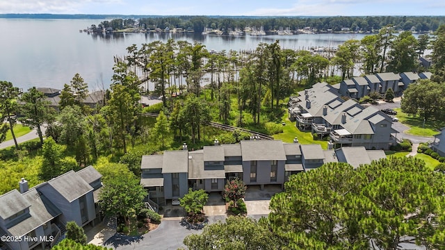 117 Forecastle Ct, Washington, NC 27889 - aerial perspective of suburban area with a nearby body of water