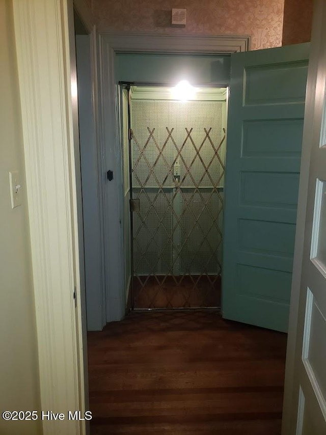 900 Nash St N, Wilson, NC 27893 - hall with dark wood-style flooring