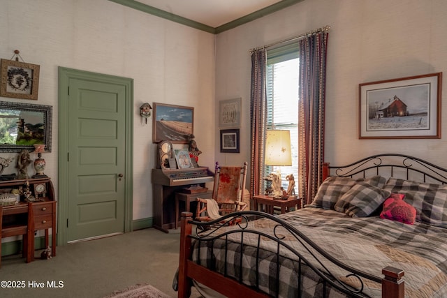 900 Nash St N, Wilson, NC 27893 - bedroom with carpet flooring and crown molding