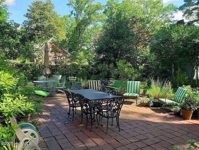900 Nash St N, Wilson, NC 27893 - view of patio with outdoor dining area
