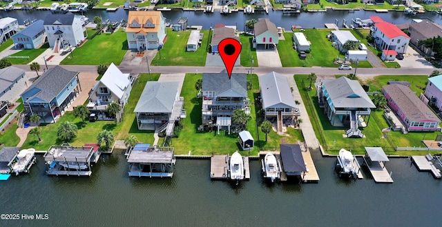 4061 4th St, Surf City, NC 28445 - aerial view of residential area featuring a large body of water