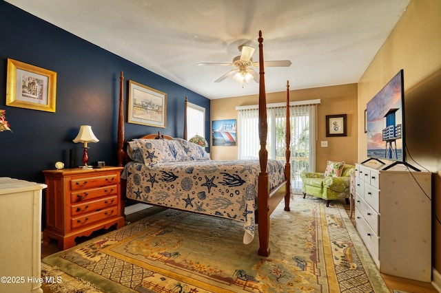 4061 4th St, Surf City, NC 28445 - bedroom featuring ceiling fan
