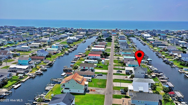 4061 4th St, Surf City, NC 28445 - aerial view of residential area with a large body of water