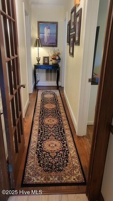 2262 Old Oak Rd, Kinston, NC 28504 - corridor featuring wood finished floors