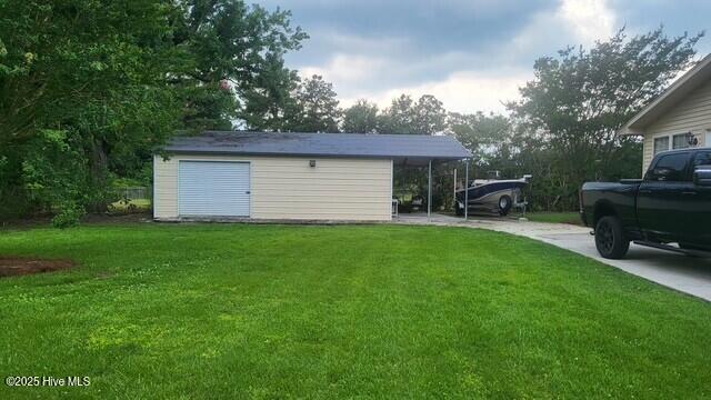 2262 Old Oak Rd, Kinston, NC 28504 - view of green lawn