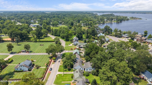 1710 National Ave, New Bern, NC 28560 - aerial view of property's location with a large body of water