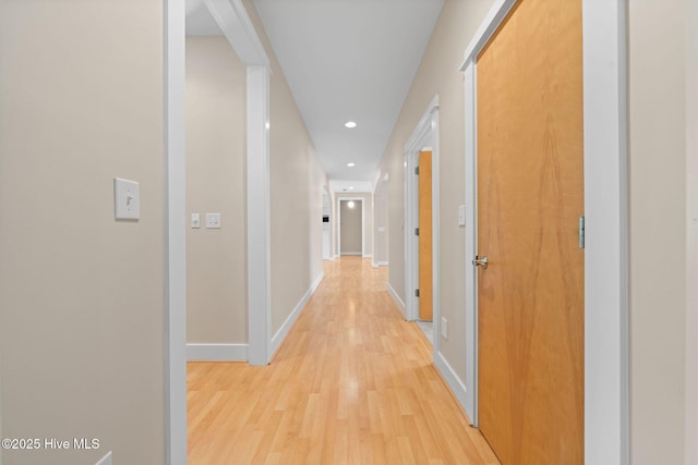 2945 Moorings Way SE, Southport, NC 28461 - hallway with light wood-type flooring and recessed lighting
