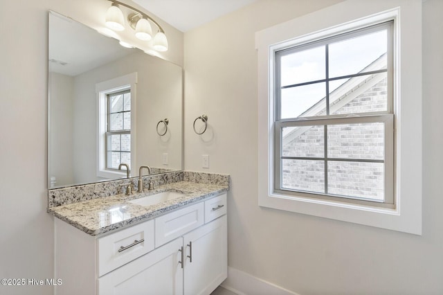 449 Motts Forest Rd Unit 64R, Wilmington, NC 28412 - bathroom featuring vanity and baseboards