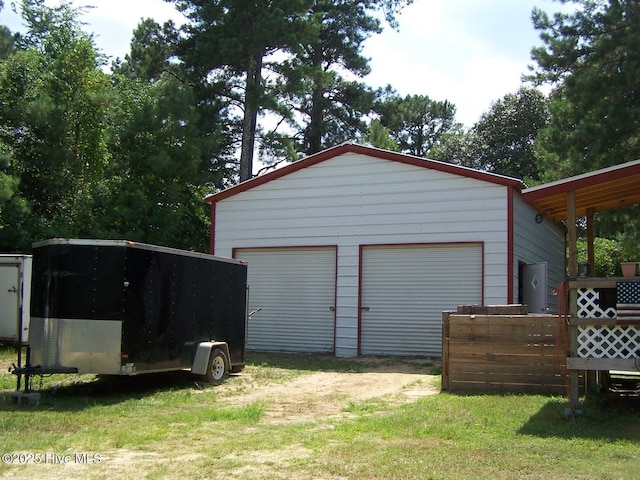206 Community Rd, Eagle Springs, NC 27242 - view of detached garage