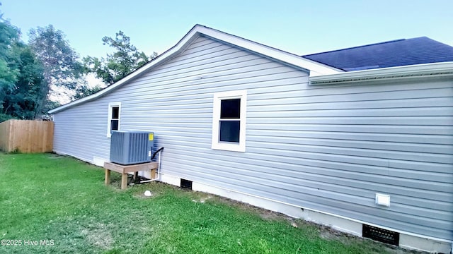 702A Richardson St # A, Elizabeth City, NC 27909 - view of property exterior with crawl space and roof with shingles