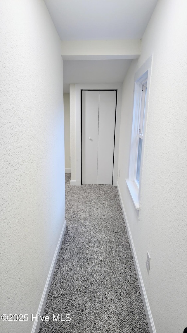 702A Richardson St # A, Elizabeth City, NC 27909 - hallway with carpet flooring and baseboards