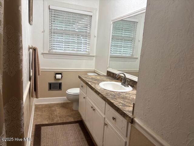 2904 Jason Dr, Rocky Mount, NC 27803 - bathroom with toilet and vanity