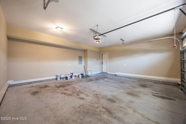 2324 Dovedale Dr Unit B, Greenville, NC 27834 - garage featuring electric panel and a garage door opener