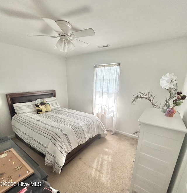106 Cotton Ct, Camden, NC 27921 - bedroom featuring light carpet and ceiling fan