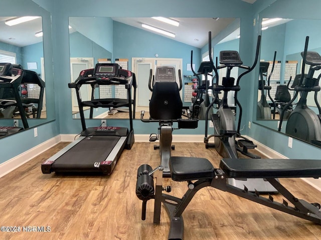 3 Sloop St, Swansboro, NC 28584 - exercise room with wood finished floors and lofted ceiling