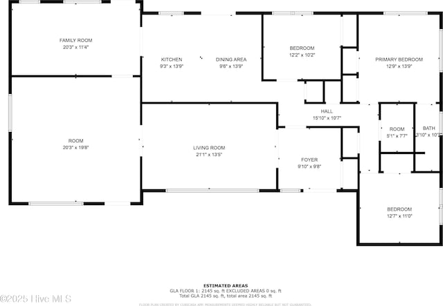 916 Corbitt Dr, Weldon, NC 27890 - view of floor plan / room layout