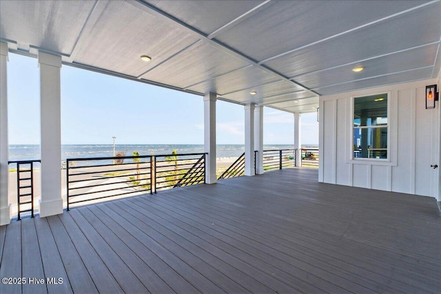 47 Grande View Dr, Ocean Isle Beach, NC 28469 - deck with view of water and beach