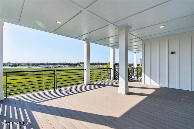 47 Grande View Dr, Ocean Isle Beach, NC 28469 - view of wooden terrace