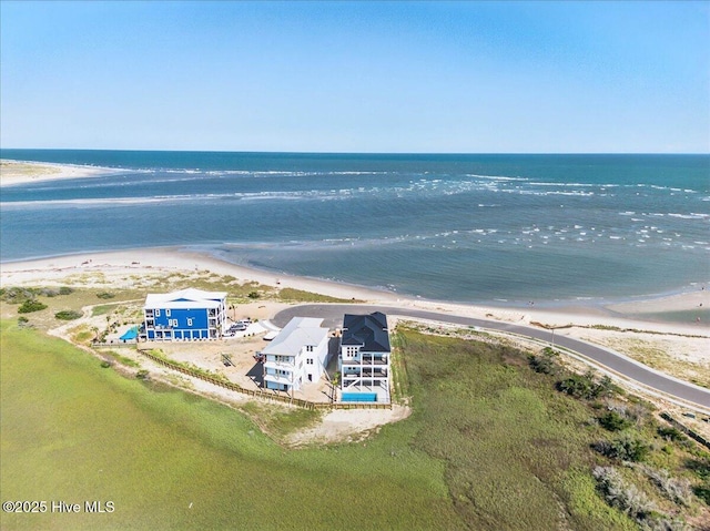 47 Grande View Dr, Ocean Isle Beach, NC 28469 - drone / aerial view of waterfront with a beach