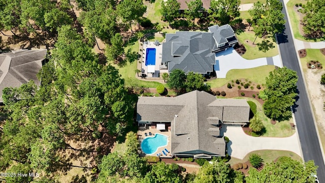 6601 Annesbrook Pl, Ocean Isle Beach, NC 28469 - bird's eye view of a pool