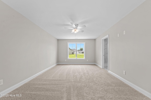 92 Hampton Way, Snow Hill, NC 28580 - empty room featuring a ceiling fan and light carpet