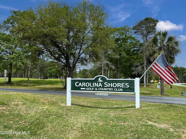 8 Gate 2, Carolina Shores, NC 28467 - community / neighborhood sign with a lawn