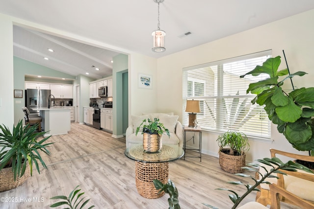 767 Heather Glen Ln, Calabash, NC 28467 - dining room featuring light wood finished floors and recessed lighting