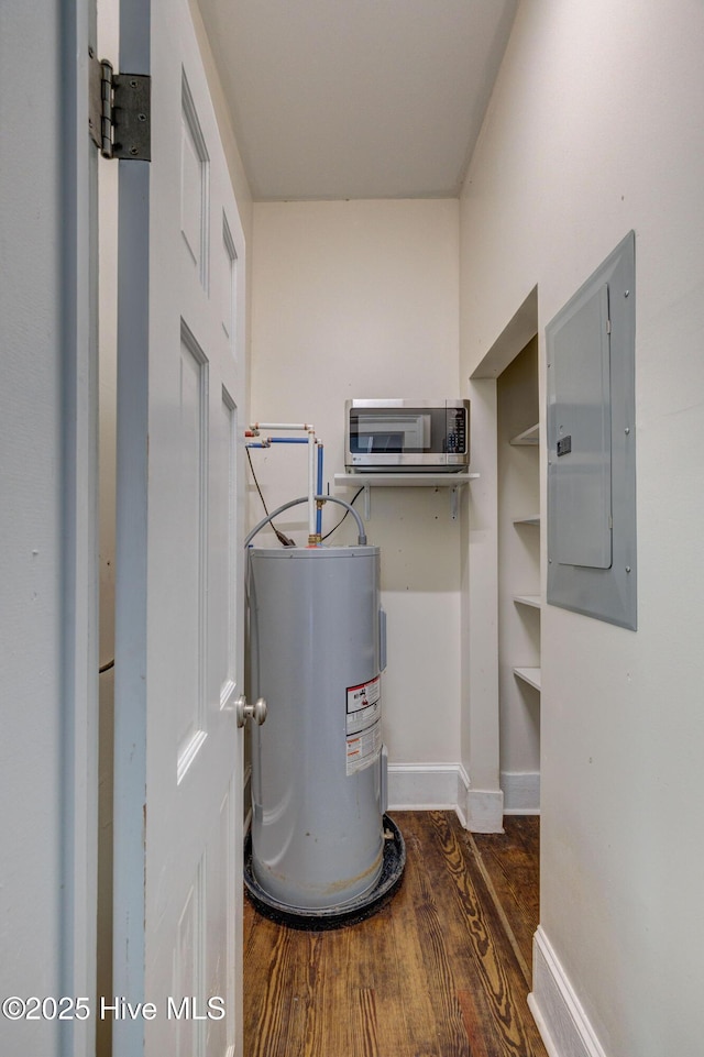 305 Mcrae St, Wilmington, NC 28401 - utility room featuring water heater and electric panel