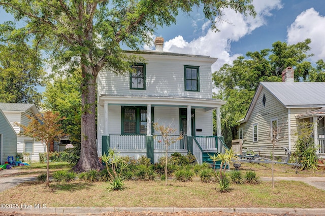 305 Mcrae St, Wilmington, NC 28401 - view of front facade with covered porch