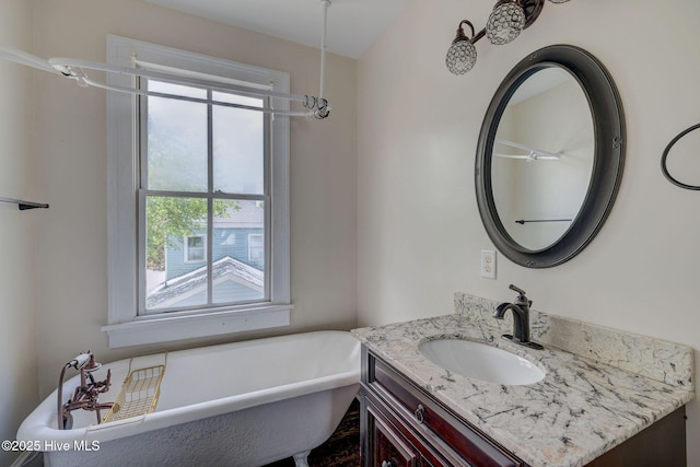 305 Mcrae St, Wilmington, NC 28401 - bathroom with a freestanding bath and vanity
