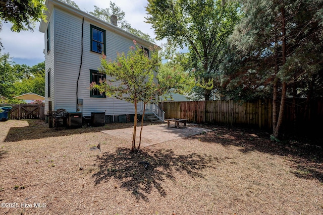 305 Mcrae St, Wilmington, NC 28401 - back of house featuring a fenced backyard, a patio, entry steps, and crawl space