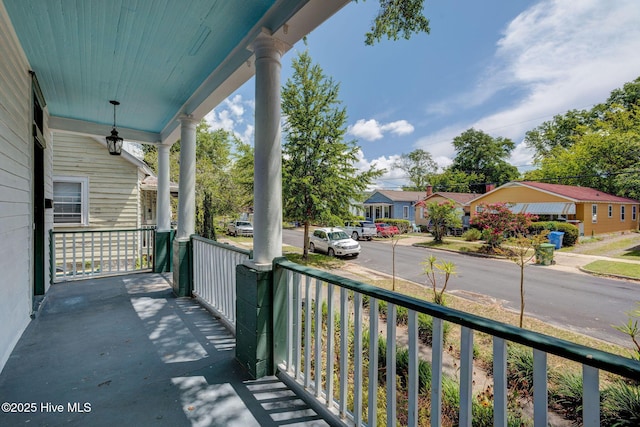 305 Mcrae St, Wilmington, NC 28401 - covered porch featuring a residential view