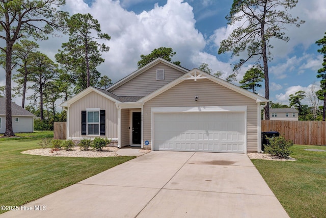 870 Westway Rd, Southport, NC 28461 - ranch-style home with board and batten siding, driveway, and an attached garage
